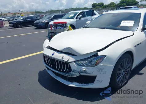 2021 Maserati Ghibli S Q4 из США, поврежденный, VIN ZAM57YTA4M1357696